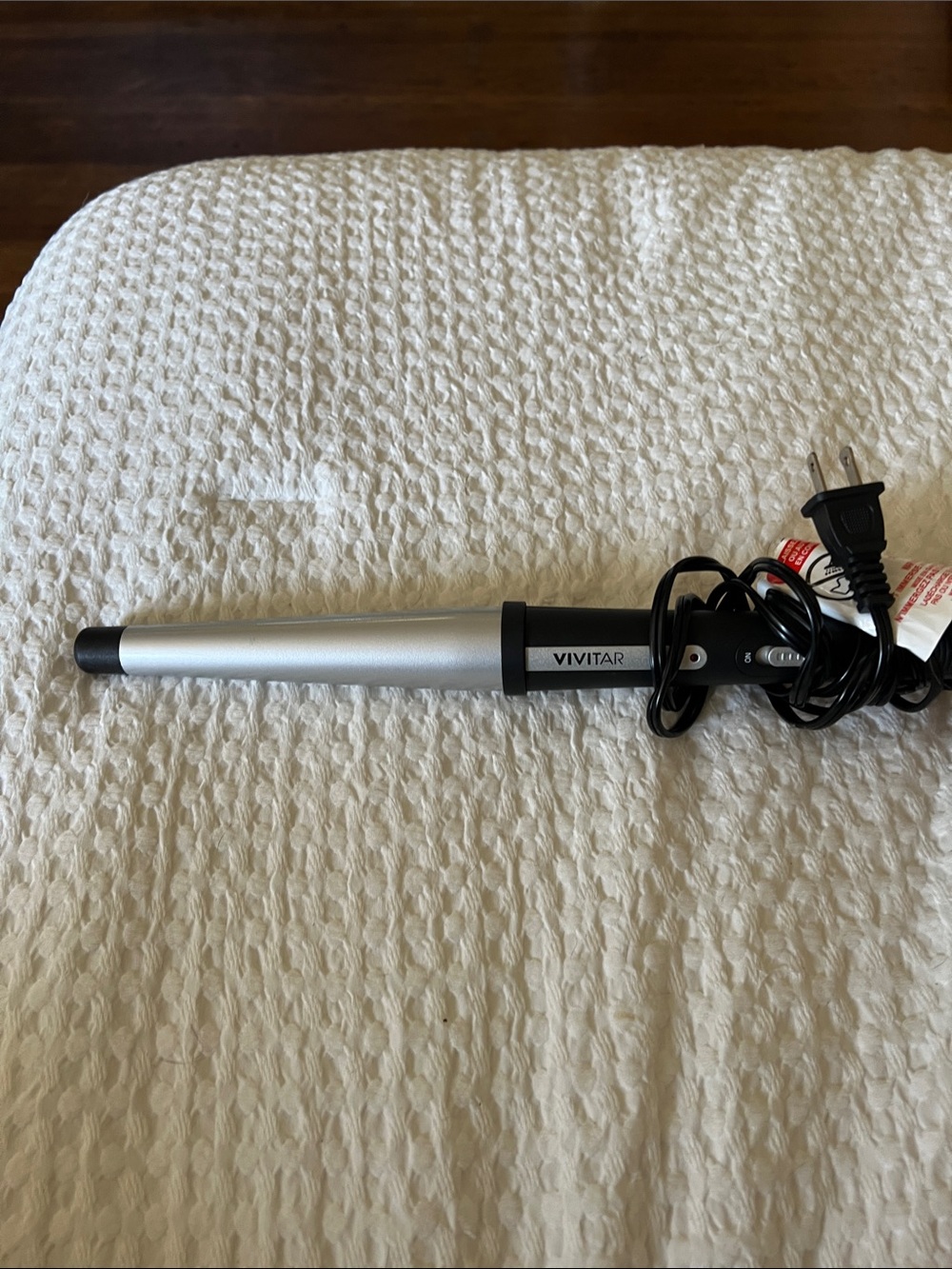 Vivitar Silver and Black Styling Curling Wand